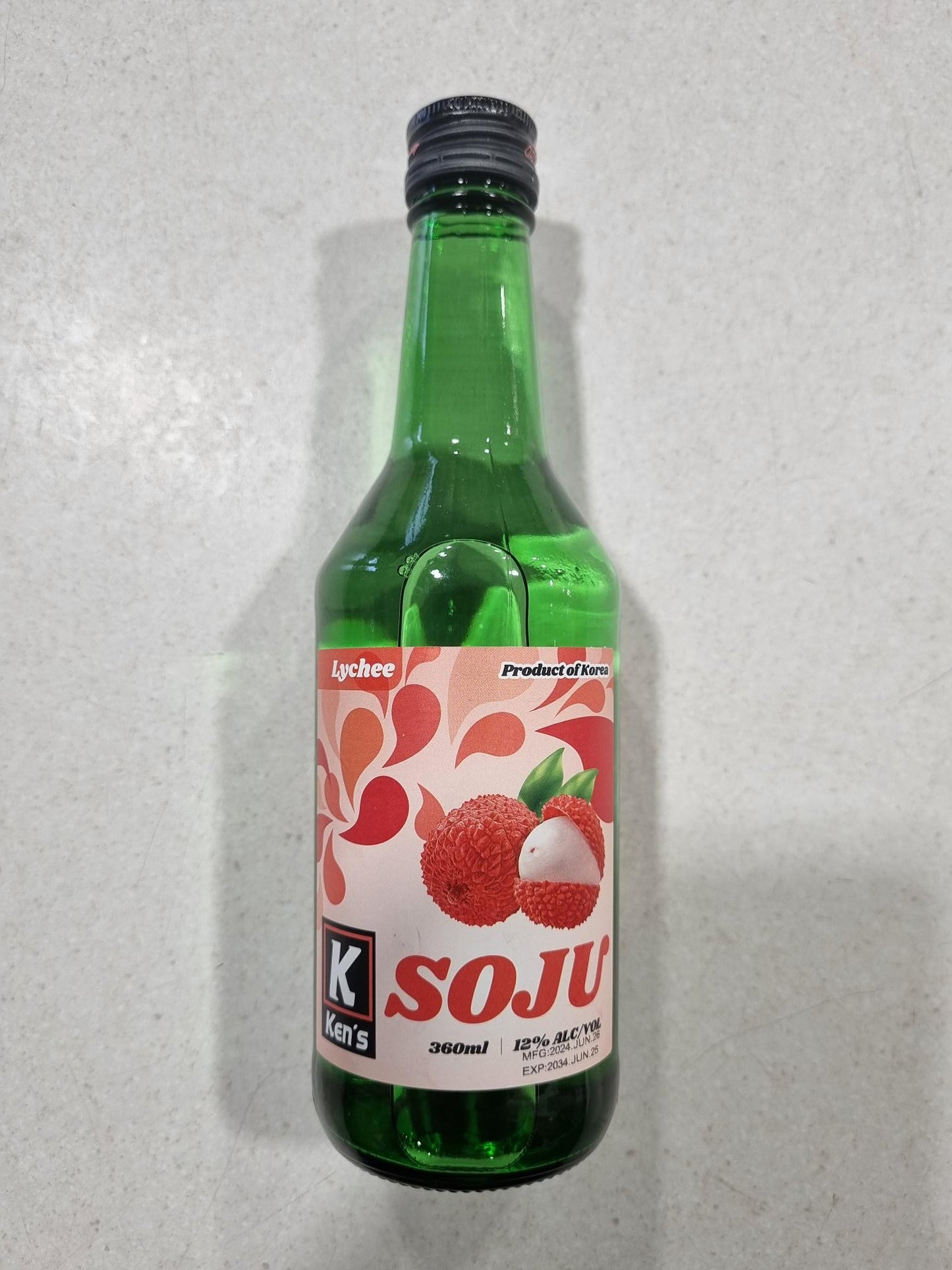 Ken's Soju Lychee 12% 360ml