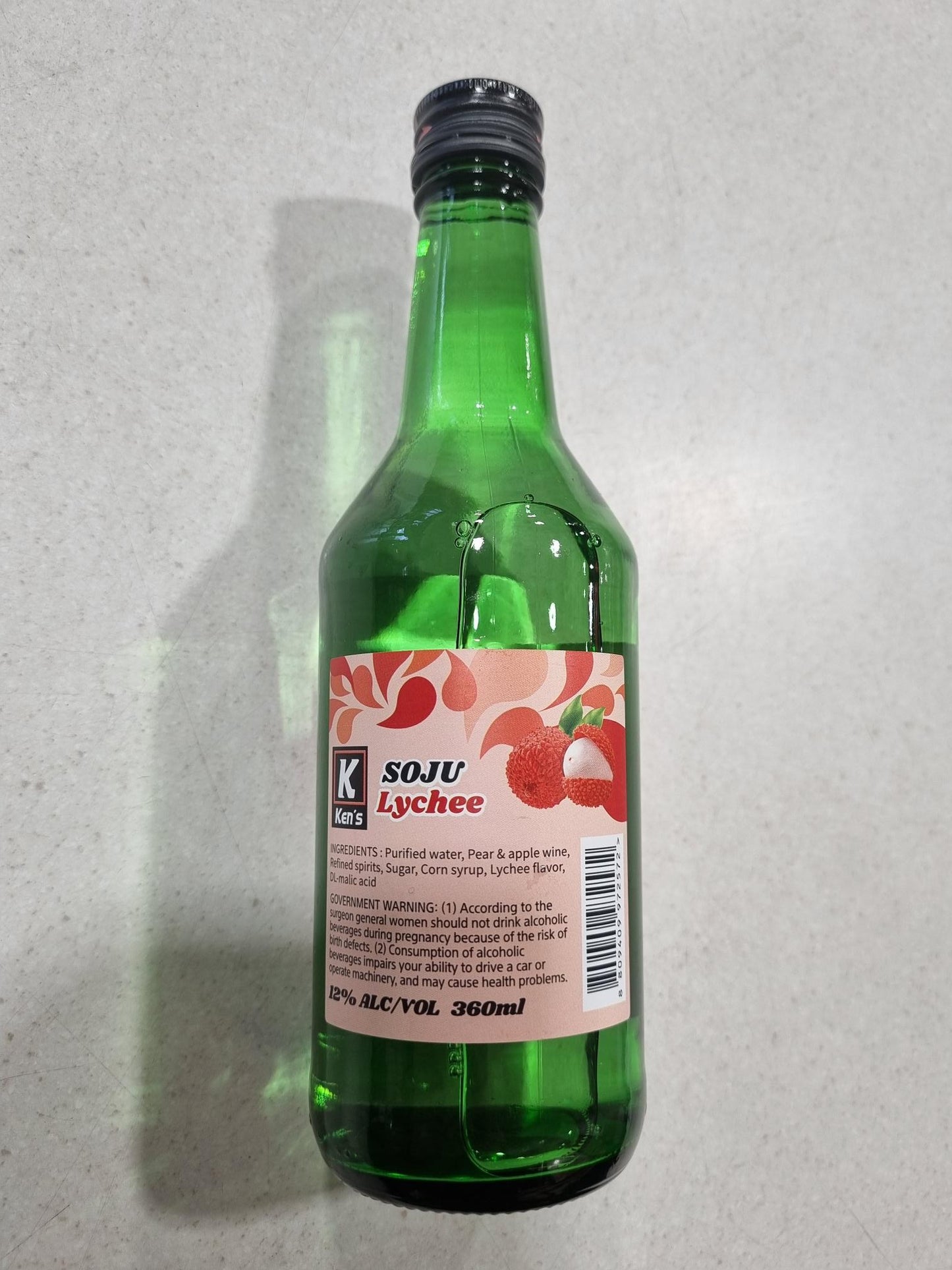 Ken's Soju Lychee 12% 360ml