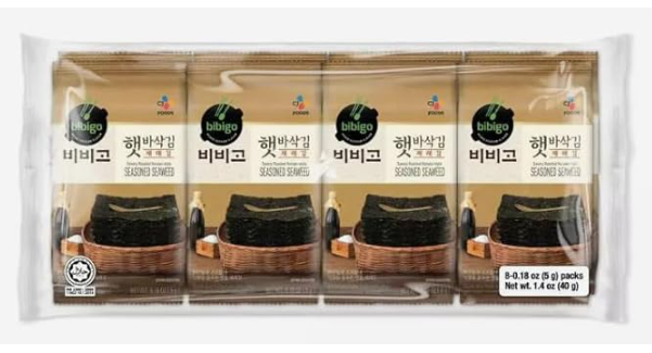 CJ Bibigo Traditional Seaweed Snack 5g x 8pk