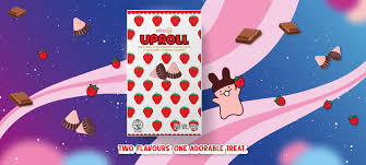 Meiji Uproll Strawberry Choco 35g