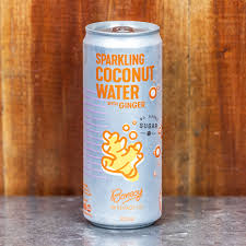 Bonsoy Sparkling Coconut Water Ginger 320ml x 12pk (1box)
