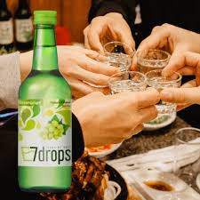 7Drops Soju Green Grape 12% 360ml