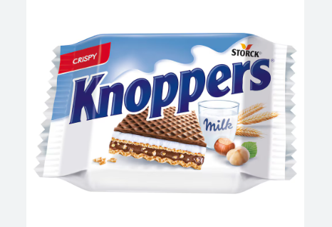 Knoppers Crispy Milk Hazelnut 25g