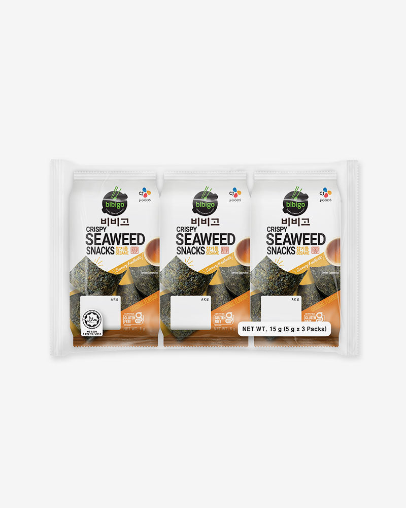 CJ Bibigo Crispy Seaweed Sesame 5g x 3pk
