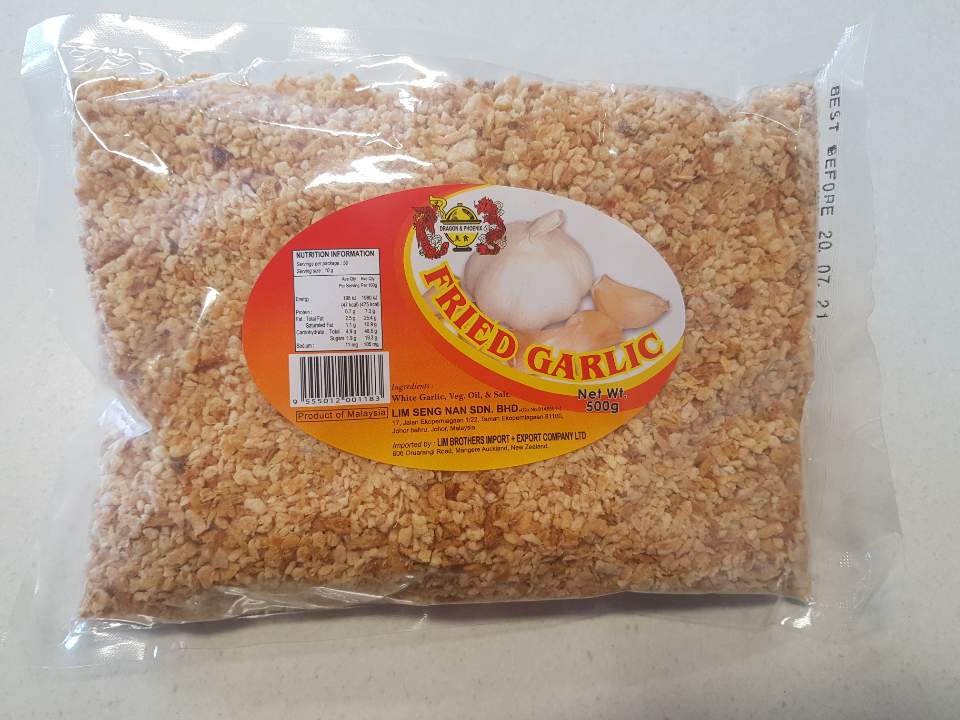 Dragon & Phoenix Fried Chopped Garlic 500g