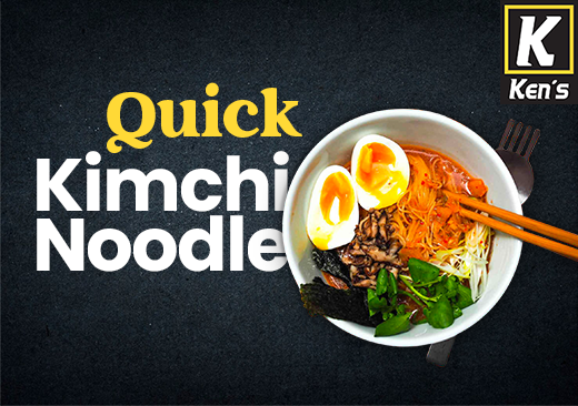 Quick Kimchi Noodles