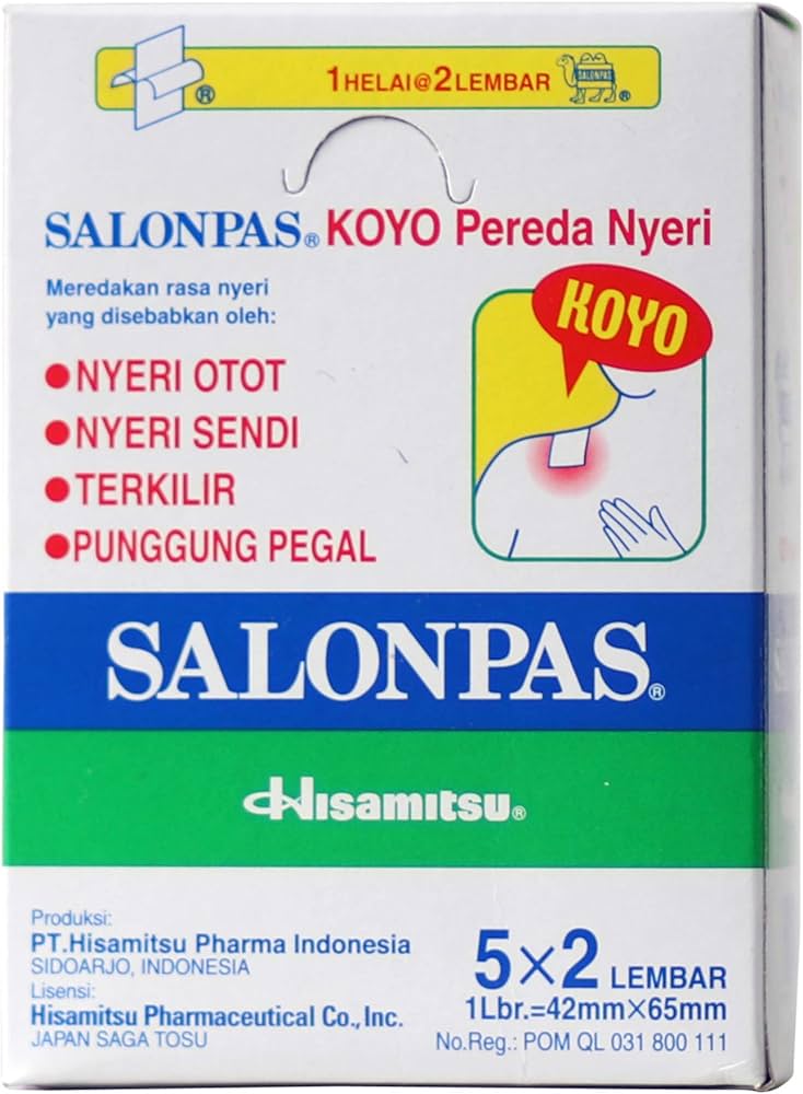 Salonpas Patch 5 x 2Lembar x 10pk