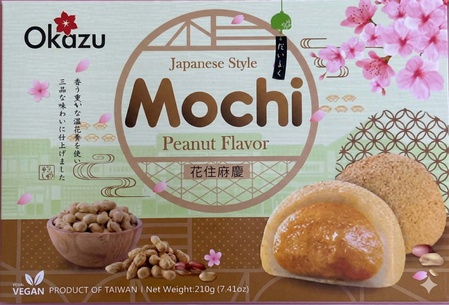 Okazu Mochi Peanut 210g