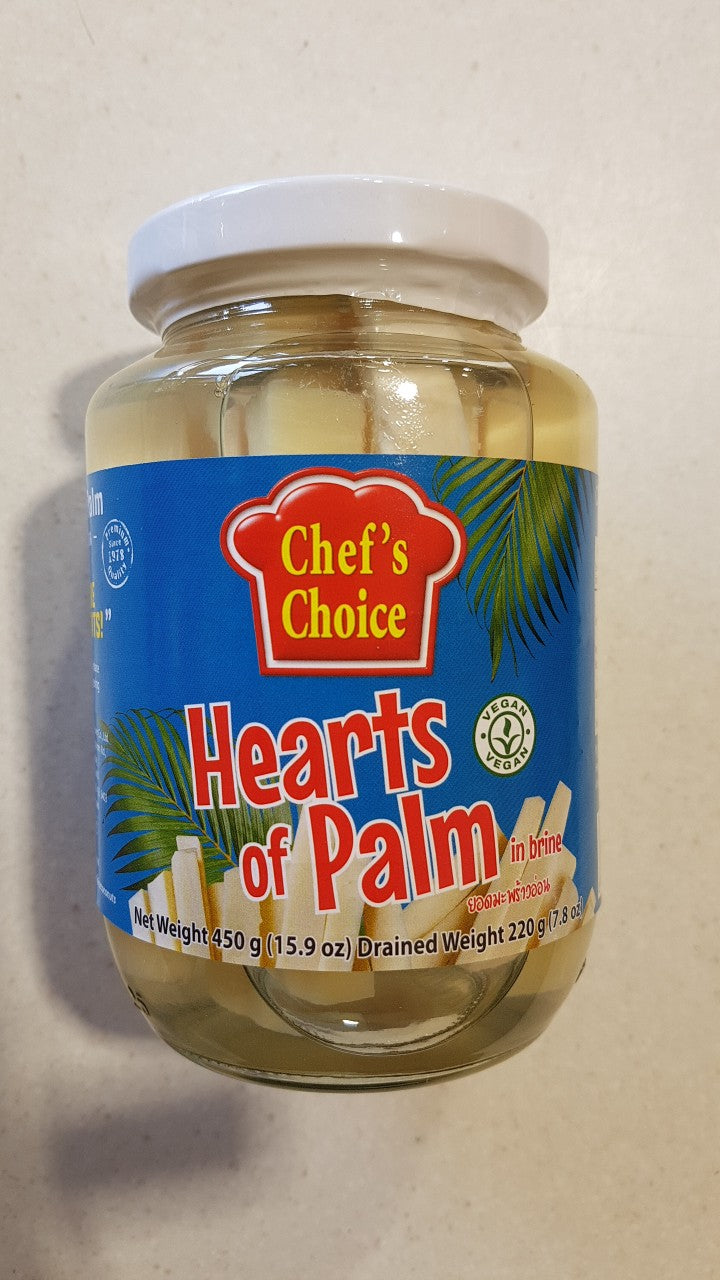 Chefs Choice Hearts of Palm in Brine 450g