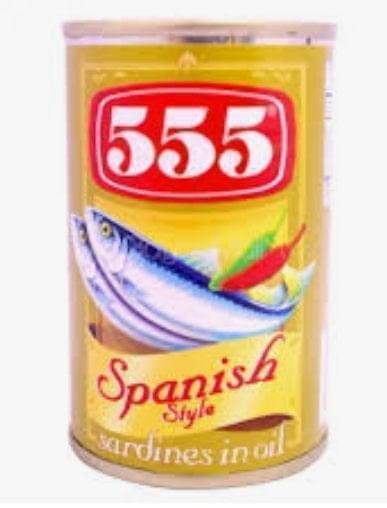 555 Spanish Sardine in Oil 155g