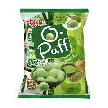 Oishi O-Puff Matcha Cream 3.5g X 24pk