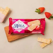 Haitai Strawberry Wafer 50g