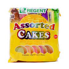Regent Assorted Cake 20g x 10pk