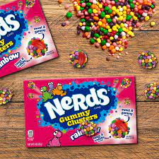 Wonka Nerds Gummy Clusters Rainbow 85g