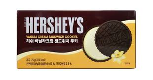 Hersheys Vanilla Cream Sandwich Cookies 75g