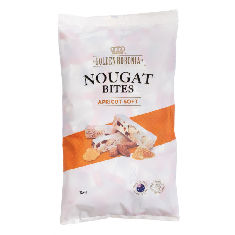 Golden Boronia Nougat Bites Apricot 100g