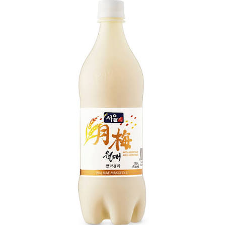 Seoul Wolmae Makgeolli Traditional Korean Rice Wine 6% 750ml x 12pk (1box)