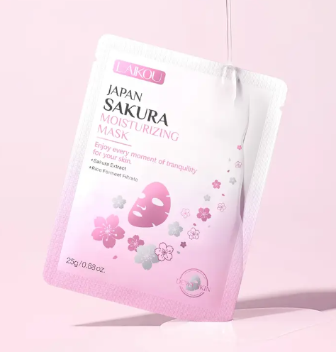 Laikou Sakura Moisturizing Face Masks x 5pk