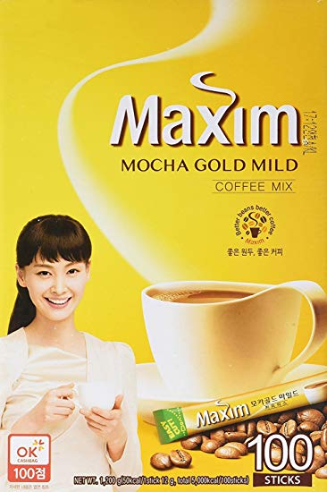 Dongsuh Maxim Coffee Mix Mocha Gold 100pk