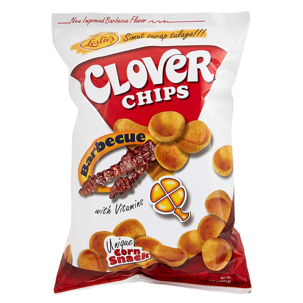 Leslie Clover Chips BBQ 145g