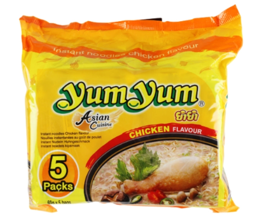 Yum Yum Chicken Noodles 60g x 5pk