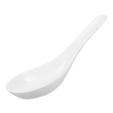 Melamine Spoon White 1pk