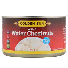 Golden Sun Gluten Free Whole Water Chestnuts 227g
