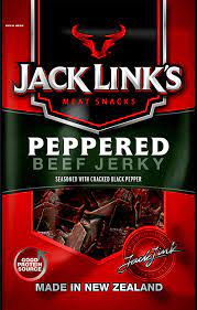 Jack Links Beef Jerky Peppered 50g