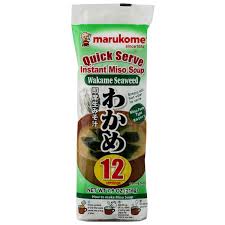 Marukome Miso Soup Seaweed 12pk