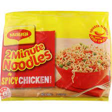 Maggi 2 Minute Instant Noodles Spicy Chicken 5pk