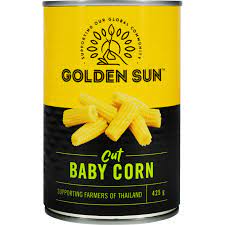 Golden Sun Cut Baby Corn 425g