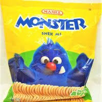 Mamee Monster Noodle Snack Chicken 25g x 8pk