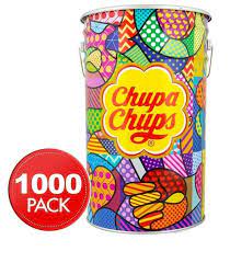 Chupa Chups Candy Best Of 1000pk (inc Mega Tin)