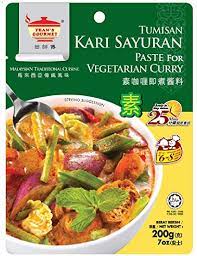 Tean's Gourmet Vegetarian Curry Paste 200g